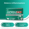 Aspirina Act Dolore e Infiammazione - Trattamento sintomatico di febbre e dolori - 12 Compresse 1000 mg