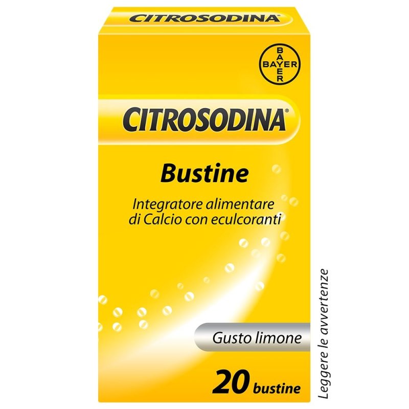 Citrosodina Bustine - Granulato effervescente con effetto digestivo antiacido - 20 Bustine