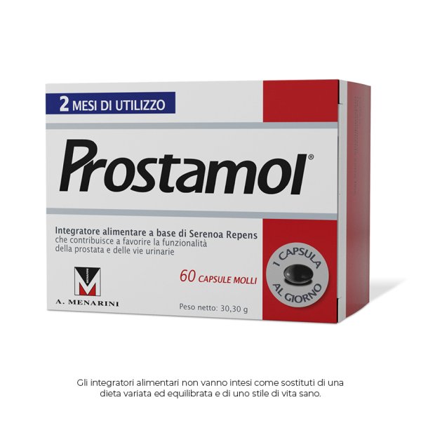 Prostamol - Integratore alimentare per la prostata e le vie urinarie - 60 Capsule