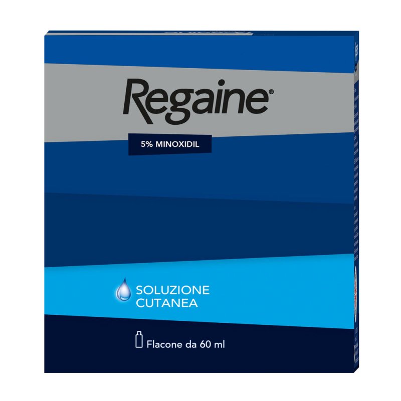 Regaine 5% - Soluzione cutanea per l'alopecia androgenica - Flacone 60 ml