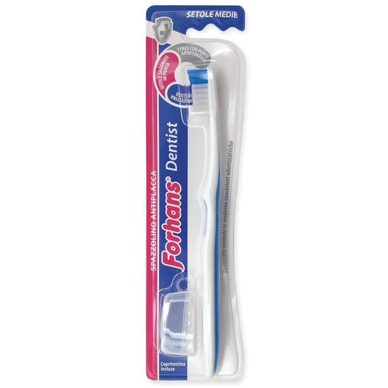 Forhans Spazzolino Antiplacca Dentist Setole Medie 1 pezzo