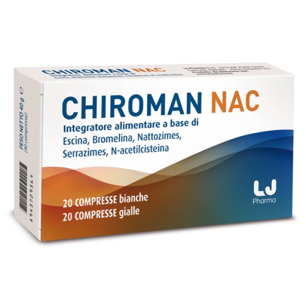 Chiroman Nac 20 Compresse Bianche + 20 C...