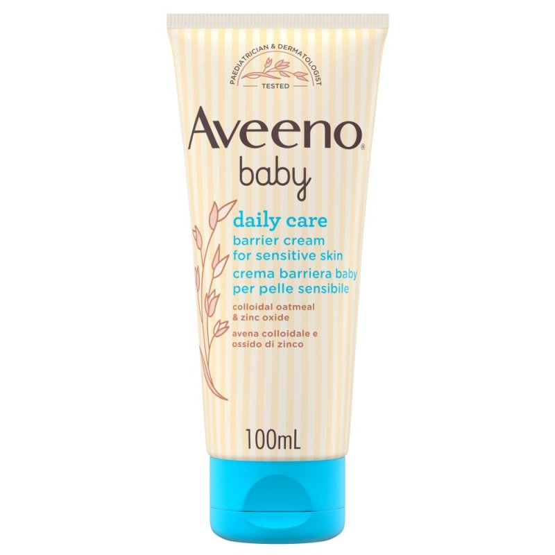 Aveeno Baby Crema Barriera - Crema lenitiva contro le irritazioni da pannolino - 100 ml