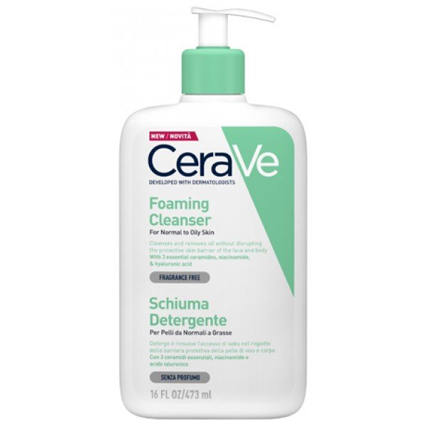 Cerave Schiuma Detergente Viso - Per pel...