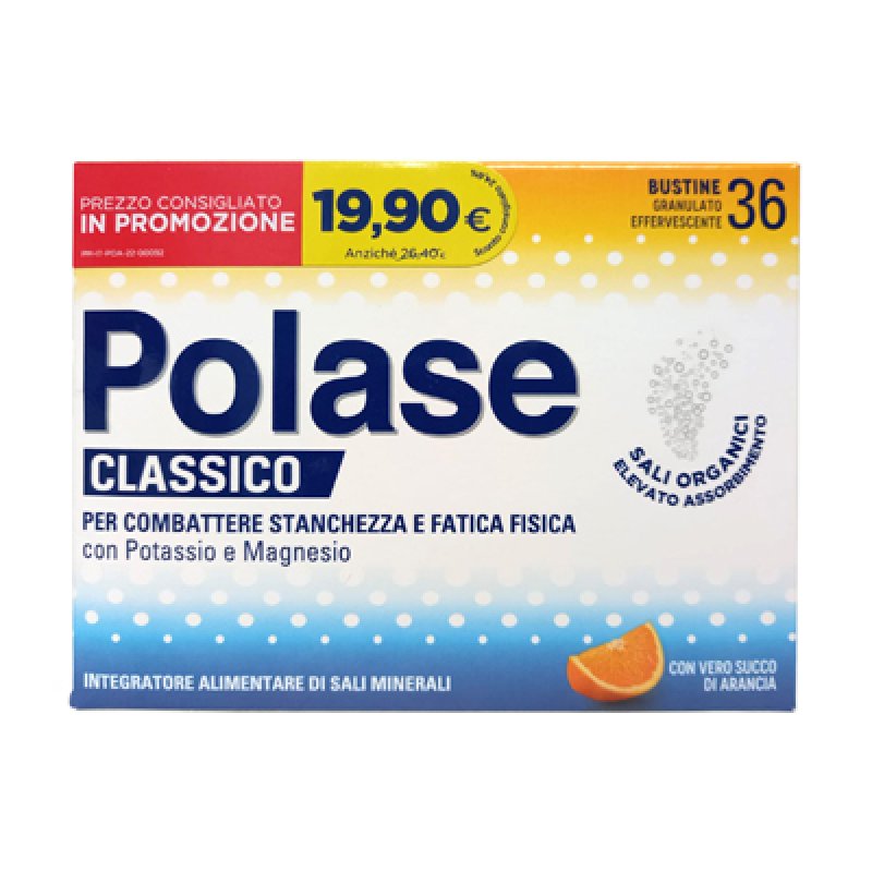 Polase Arancia - Integratore alimentare per stanchezza fisica - 36 Buste - OFFERTA