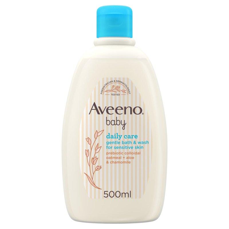 Aveeno Baby Bagno e Docciaschiuma Delicato - Bagnoschiuma per la pelle delicata dei bambini - 500 ml