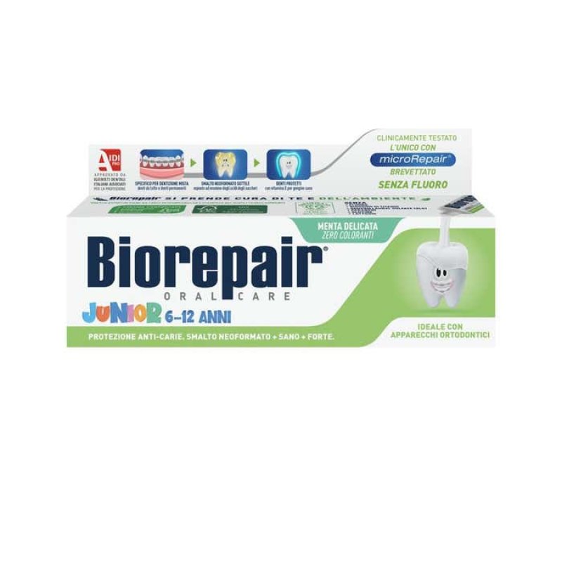 Biorepair Junior Dentifricio Bambini 6-12 Anni 75 ml