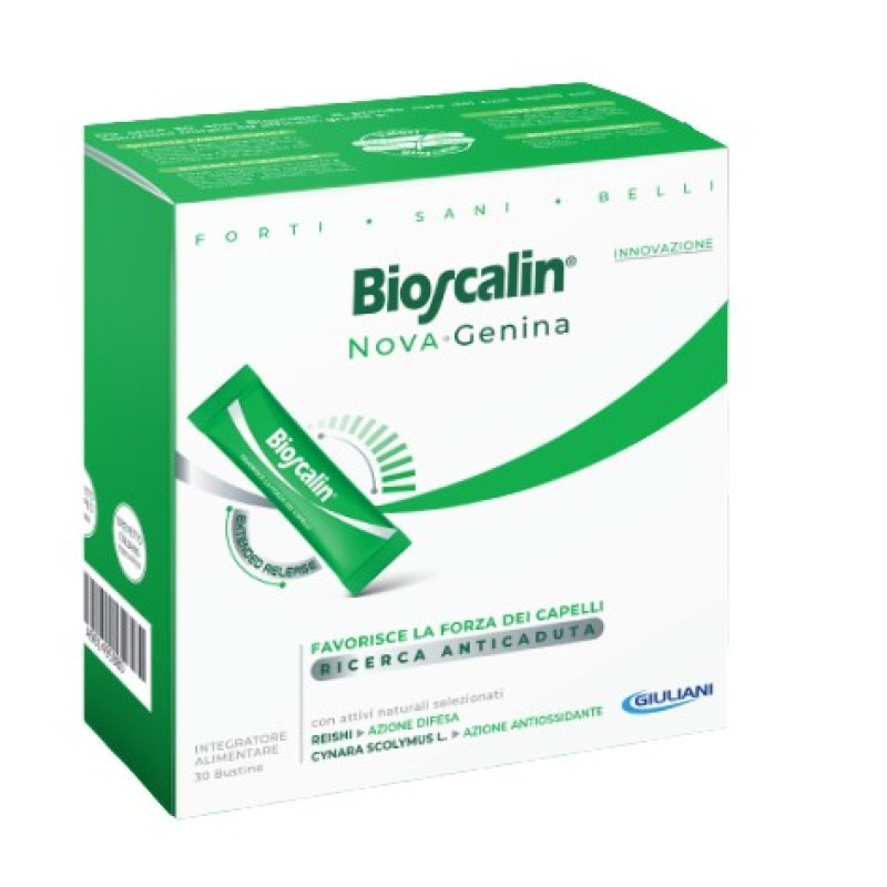 Bioscalin NovaGenina - Integratore alimentare contro la caduta dei capelli - 30 bustine
