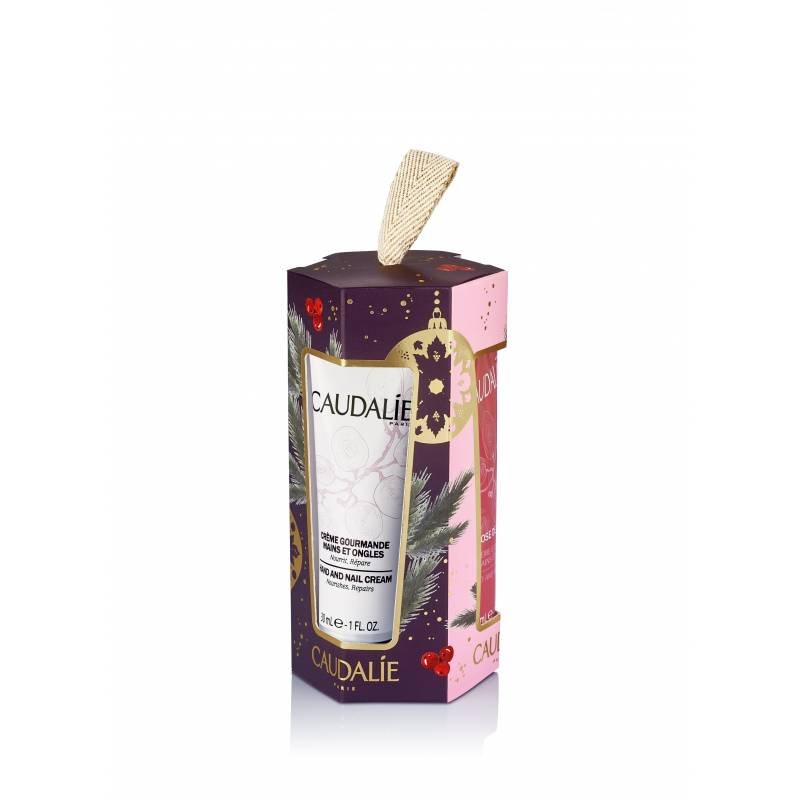 Caudalie Cofanetto Trio Creme Mani - Crema mani e unghie 30 ml + Crema mani e unghie Rose de Vigne 30 ml + Crema mani The des Vignes 30 ml 