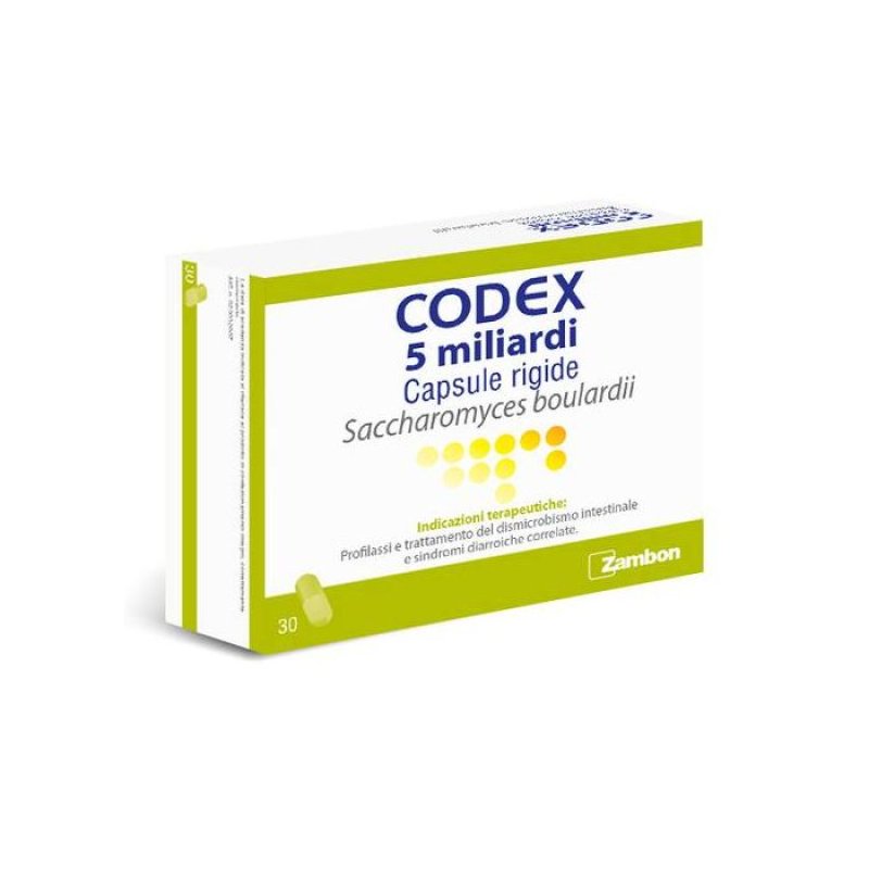 Codex 30 Capsule 5 Miliardi 250 mg