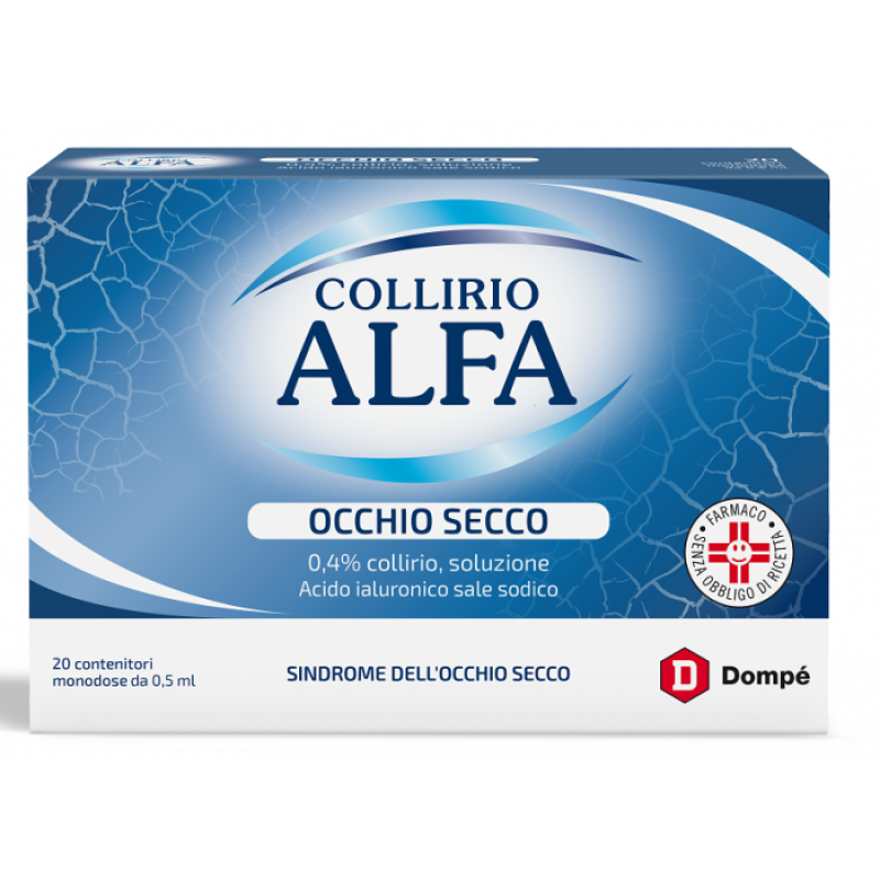 Collirio Alfa Occhio Secco 20 Flaconcini Monodose ml