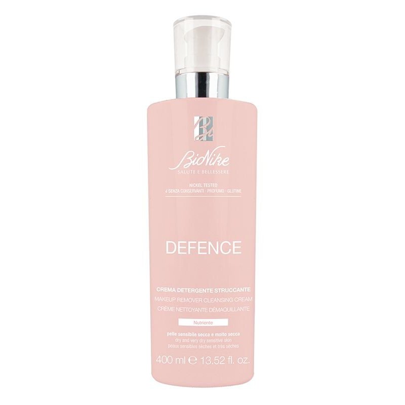 Defence Crema Detergente Struccante - Adatta per pelle sensibile secca e molto secca - 400 ml