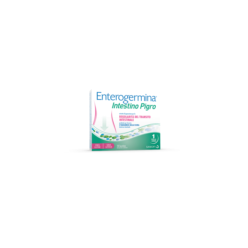 Enterogermina Intestino Pigro - Integratore per il benessere dell'intestino - 10 + 10 buste