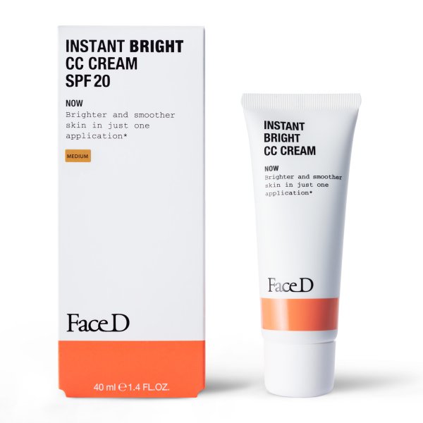 FaceD Instant Bright CC Cream Medium - C...