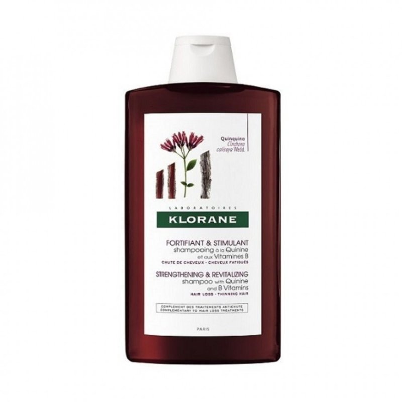 Klorane Shampoo Chinina e Stella Alpina - Shampoo anticaduta, rivitalizzante - 400 ml