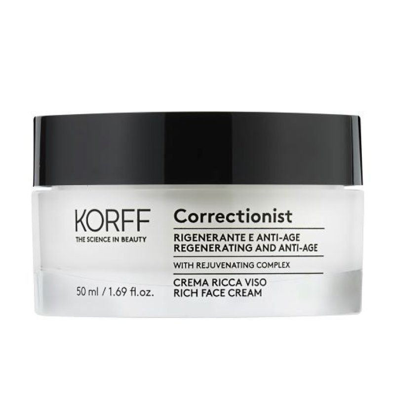 Korff Correctionist NG Crema Viso Ricca - Crema antirughe rigenerante - 50 ml