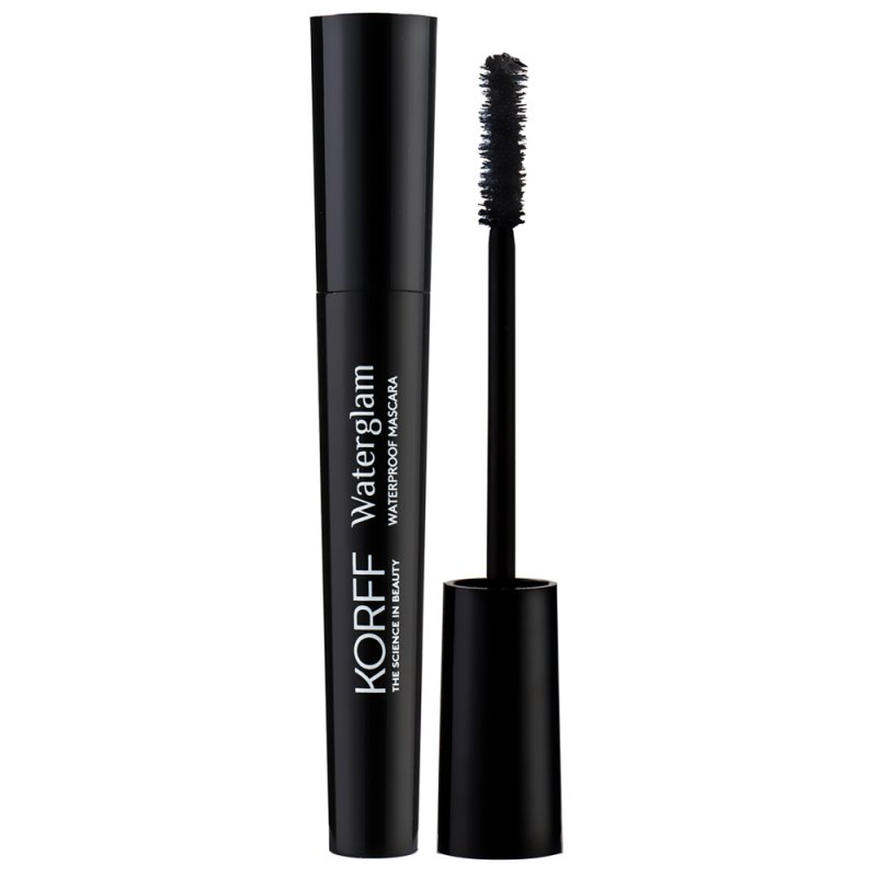 Korff Make Up Waterglam Mascara Waterproof - Mascara ciglia più folte e allungate - 9 ml