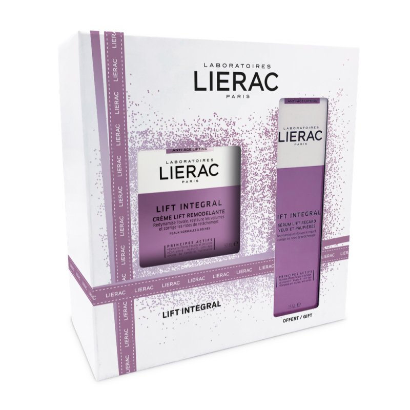 Lierac Cofanetto Lift Integral - Crema Giorno liftante rimodellante 50 ml + Siero occhi e palpebre 15 ml