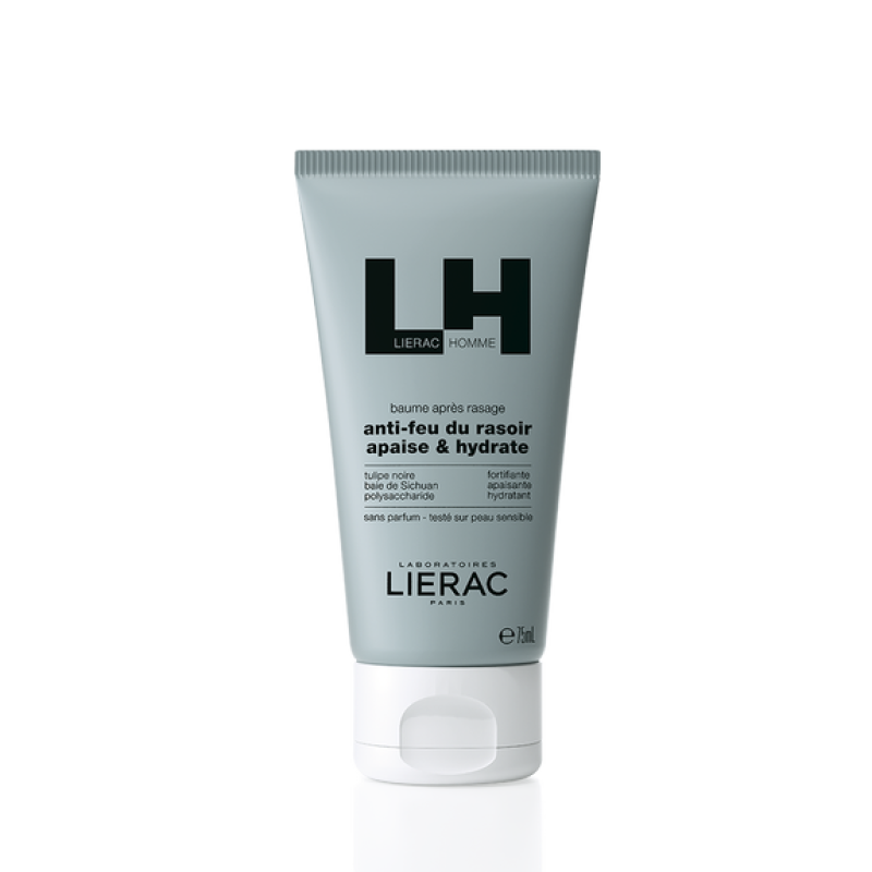 Lierac Homme Balsamo Dopobarba - Ad azione lenitiva ed anti irritazione da rasatura - 75 ml