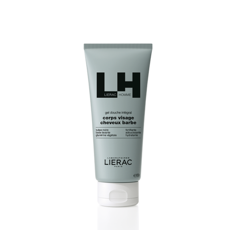 Lierac Homme Gel Doccia - Adatto per viso, corpo, capelli e barba - 200 ml