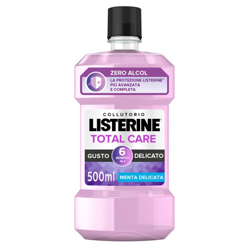 Listerine Total Care Collutorio Zero Alcol - Ideale contro la formazione di tartaro e placca - 500 ml