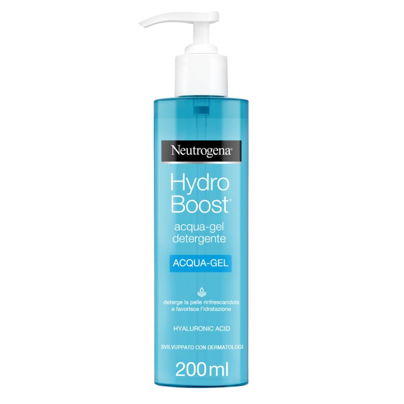 Neutrogena Hydro Boost Acqua-Gel Detergente - Struccante ed antimperfezioni - 200 ml