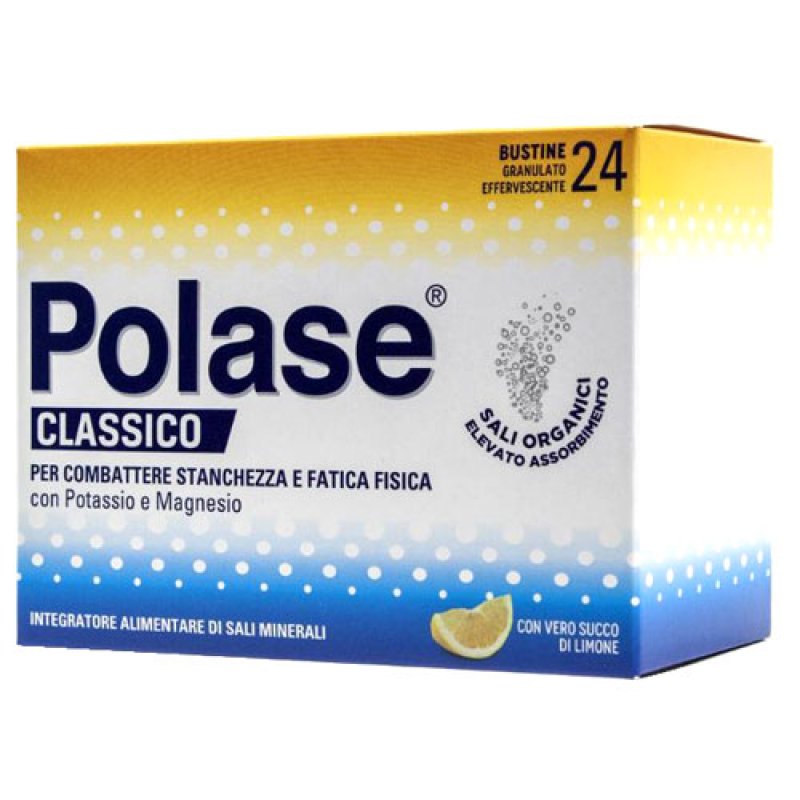 Polase Limone - Integratore alimentare per stanchezza fisica - 24 Buste