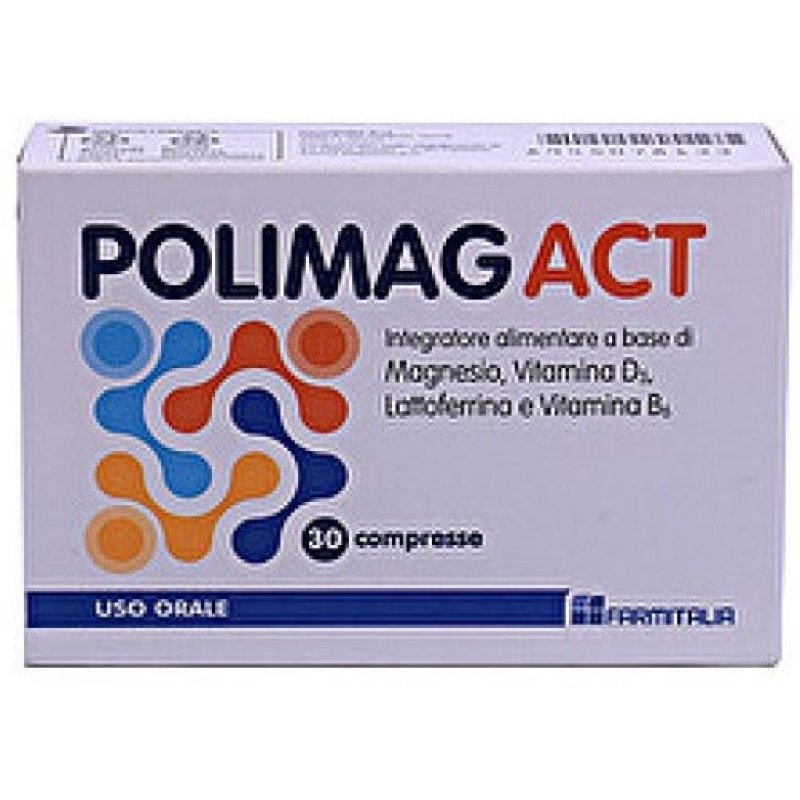 Polimag Act - Integratore immunostimolante ed energizzante - 30 compresse