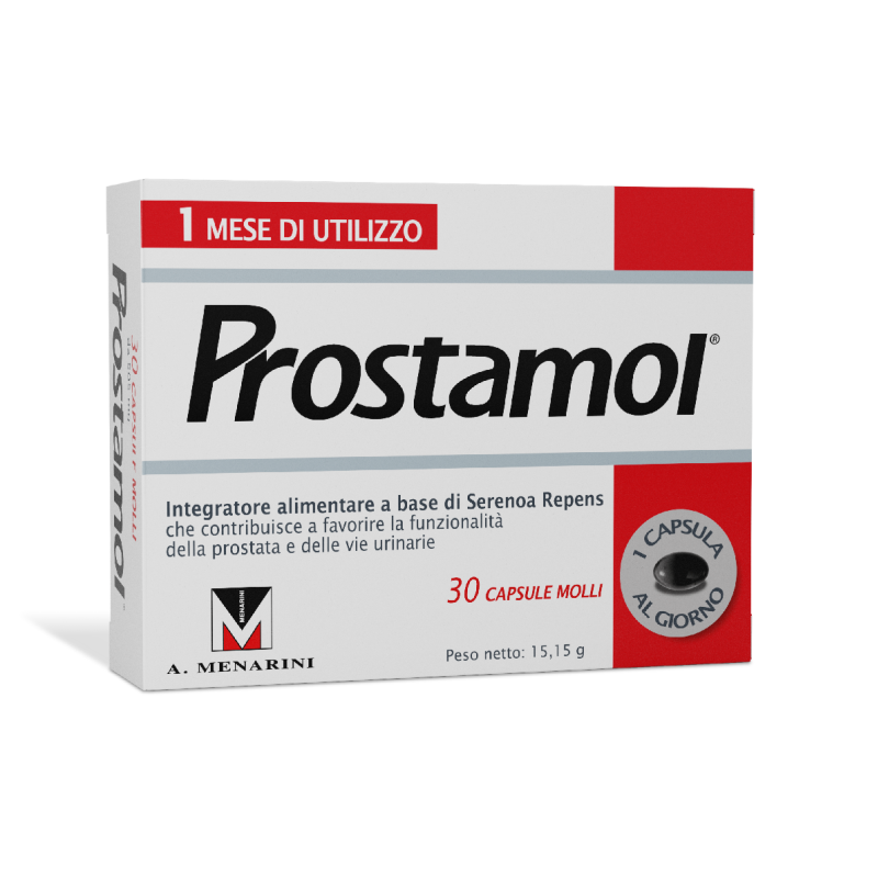 Prostamol - Integratore alimentare per la prostata e le vie urinarie - 30 Capsule