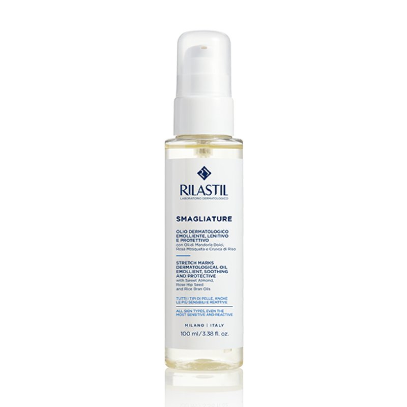 Rilastil Smagliature Olio Dermatologico - Contro le smagliature anche in gravidanza - 30 ml