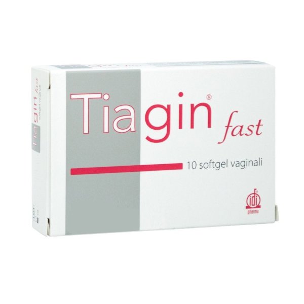 TIAGIN Fast 10 Softgel Ovuli Vaginali