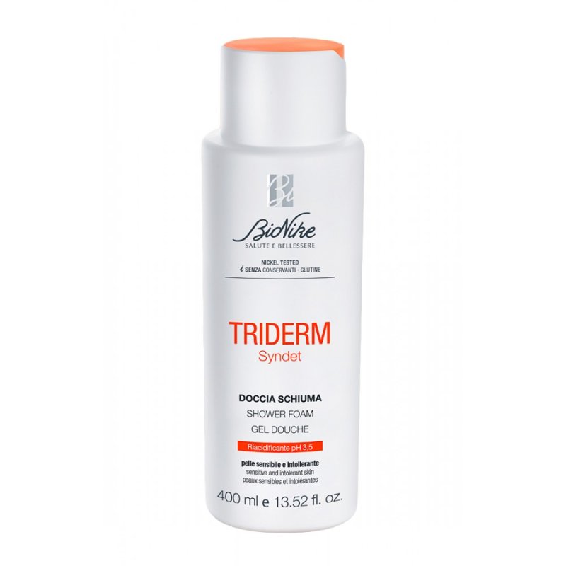 Triderm Syndet Docciaschiuma Riacidificante pH 3,5 - Ideale per pelli sensibili e delicate - 400 ml