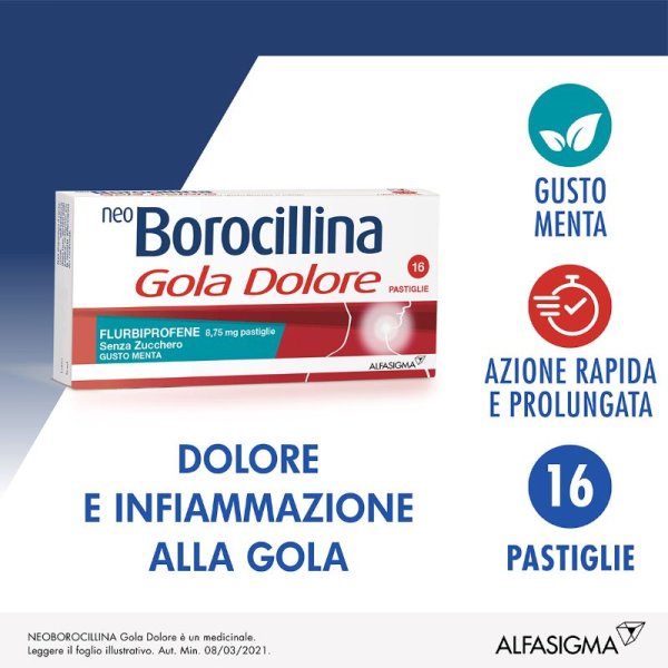NeoBorocillina Gola Dolore 16 pastiglie ...