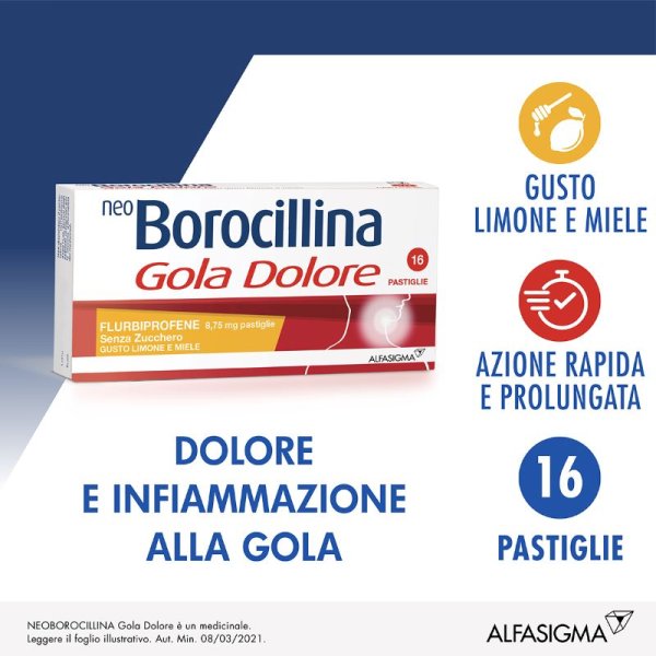 NeoBorocillina Gola Dolore 16 Pastiglie ...