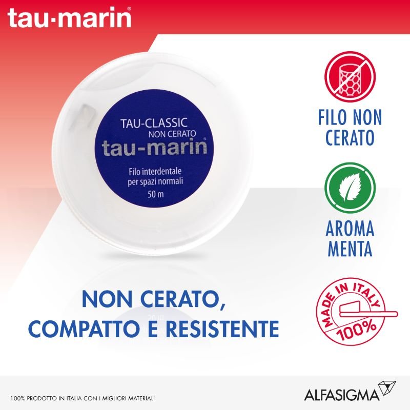 TAU-MARIN Taumarin Filo Interdentale Classico non Cerato