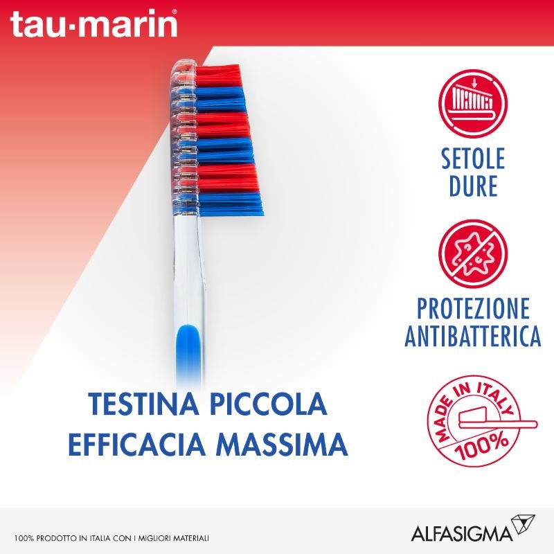 Taumarin Spazzolino Professional 27 Antibatterico Duro - Adatto anche per gengive sensibili