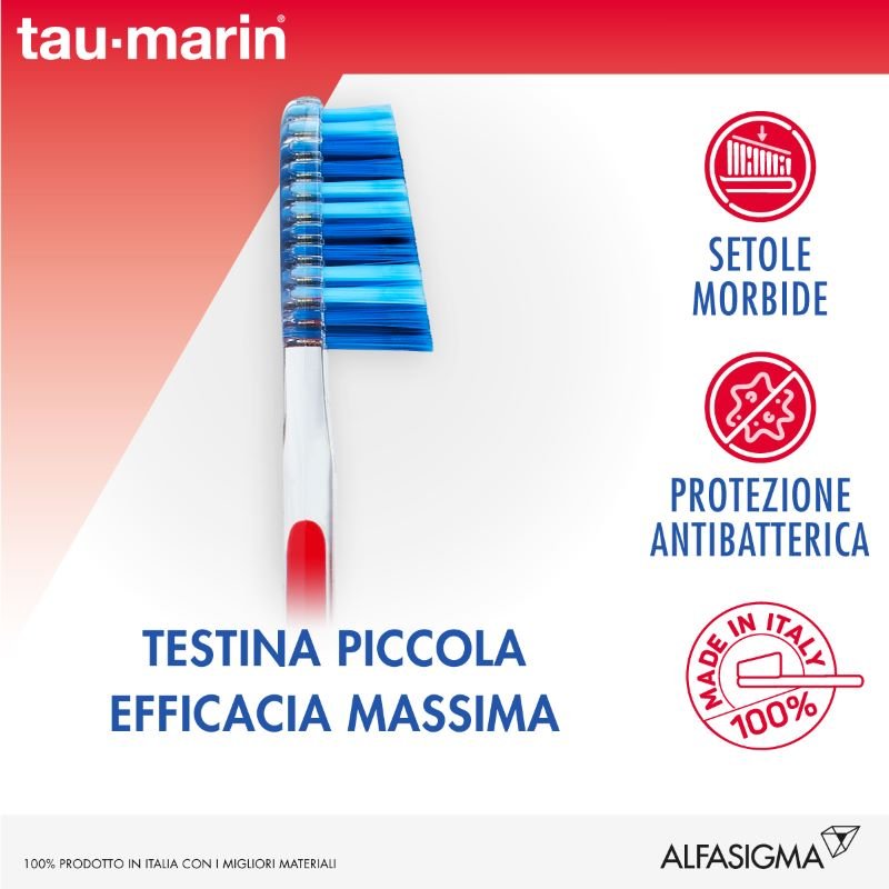 Taumarin Spazzolino Professional 27 Antibatterico Morbido - Adatto anche per gengive sensibili