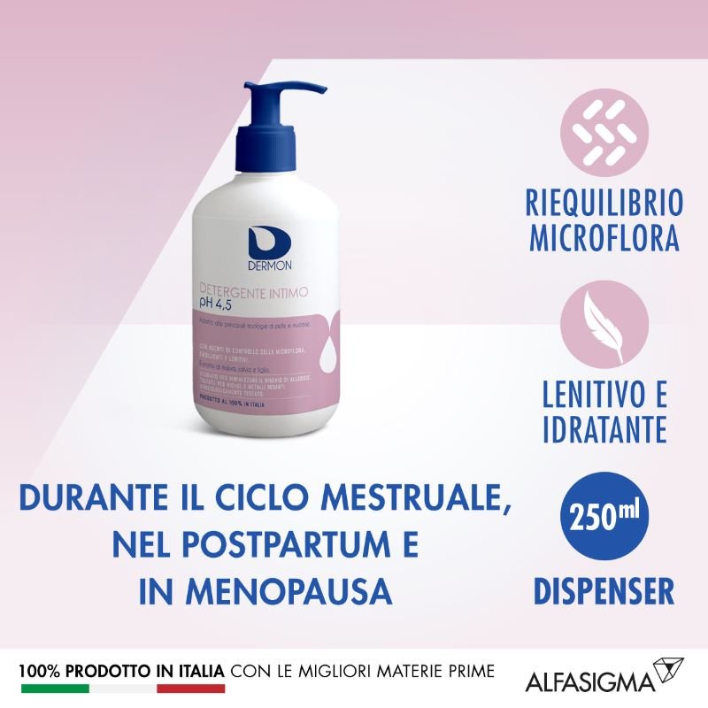 Dermon Detergente Intimo - Lenitivo ed emolliente - 500 ml