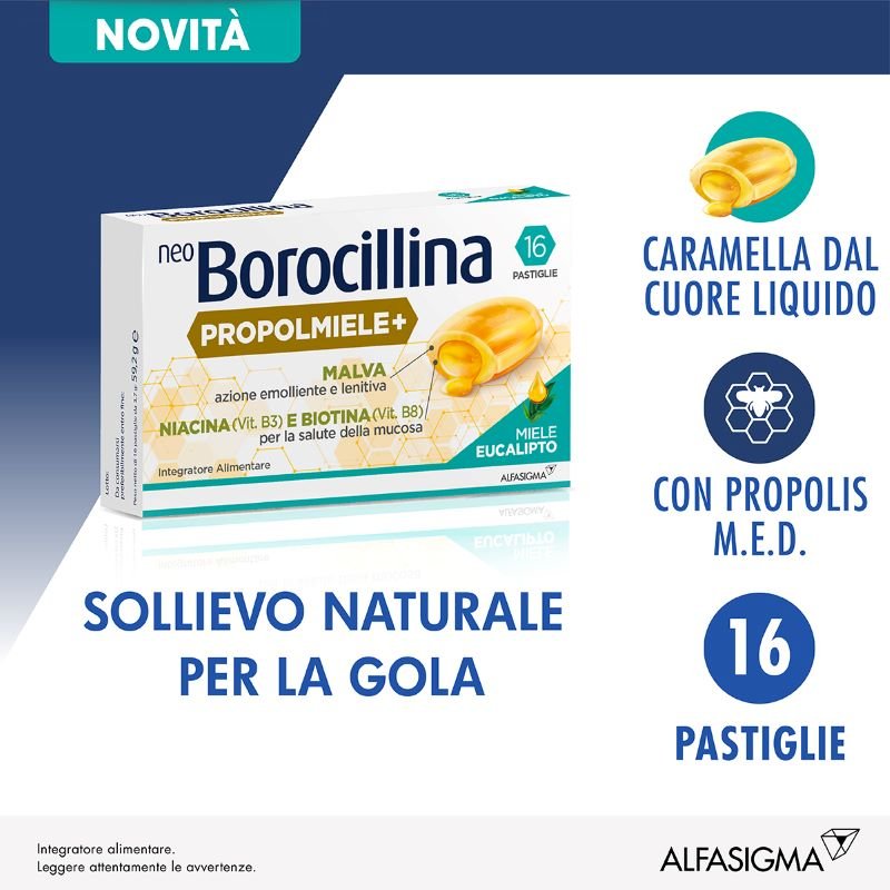 Neoborocillina Propolmiele+ Eu