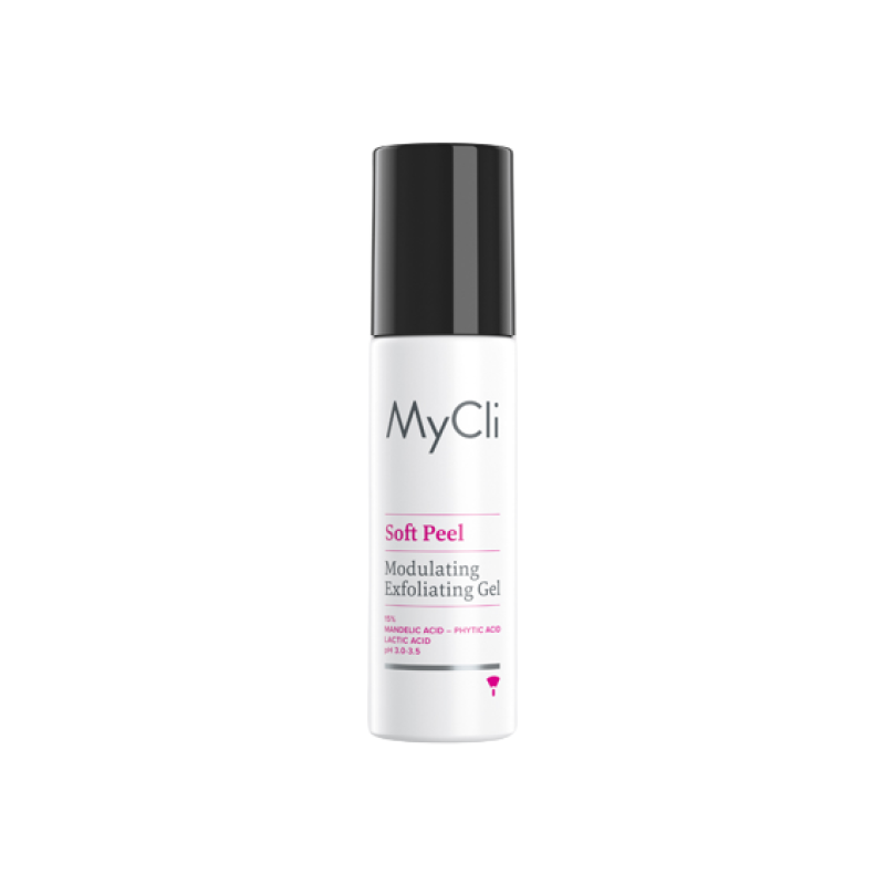 Mycli Soft Peel Gel Esfoliante Modulato - Esfoliante in gel per viso e corpo - 50 ml