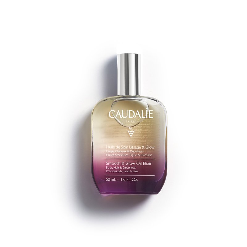 Caudalie Olio Trattante Lisciante & Luminosità - Olio idratante per corpo e capelli - 50 ml