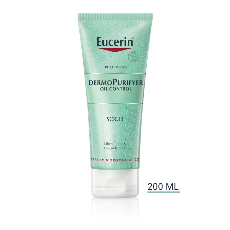 Eucerin Dermopurifyer Scrub - Scrub viso contro punti neri e pori dilatati - 100 ml