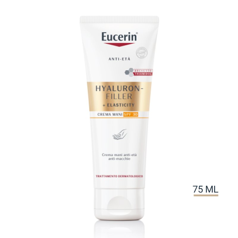 Eucerin Hyaluron Filler + Elasticity Crema mani - Crema mani anti età ed anti macchie - 75 ml