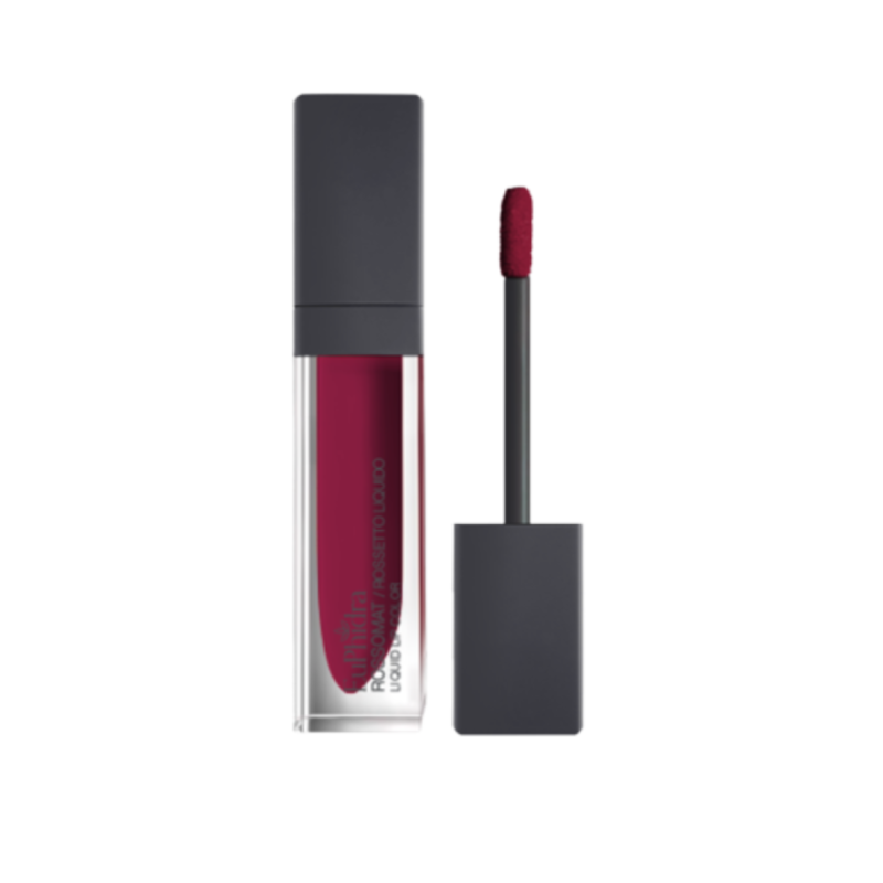 Euphidra Rossomat Rossetto Liquido Colore MR06 - Rossetto no transfer effetto opaco - Colore Hollywood - 5 ml