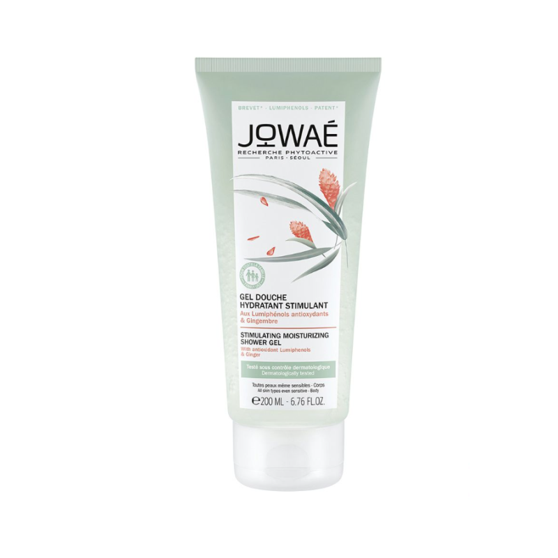 Jowae Gel Doccia Idratante Stimolante - Gel doccia stimolante al profumo di note di zenzero - 200 ml