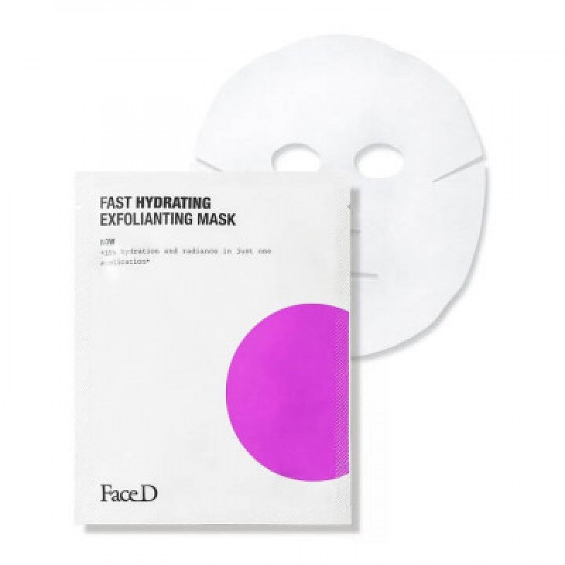 FaceD 3 Fast Hydrating Exfolianting Mask - Maschera viso esfoliante ad idratazione immediata - 1 maschera