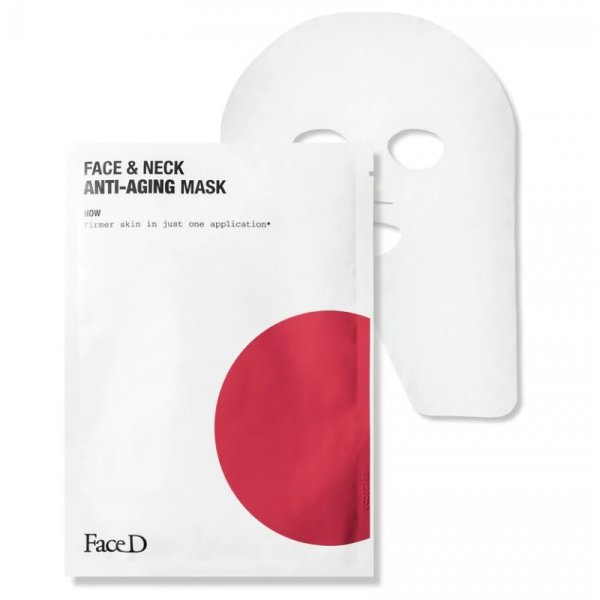 FaceD Face & Neck Anti-Aging Mask -...