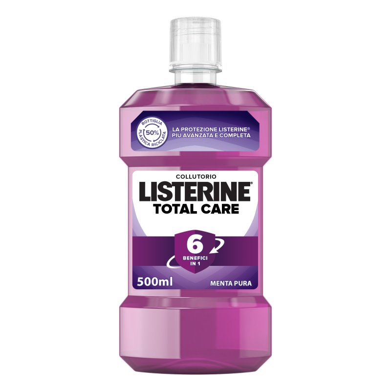 Listerine Total Care Collutorio - Ideale contro la formazione di tartaro e placca - 500 ml