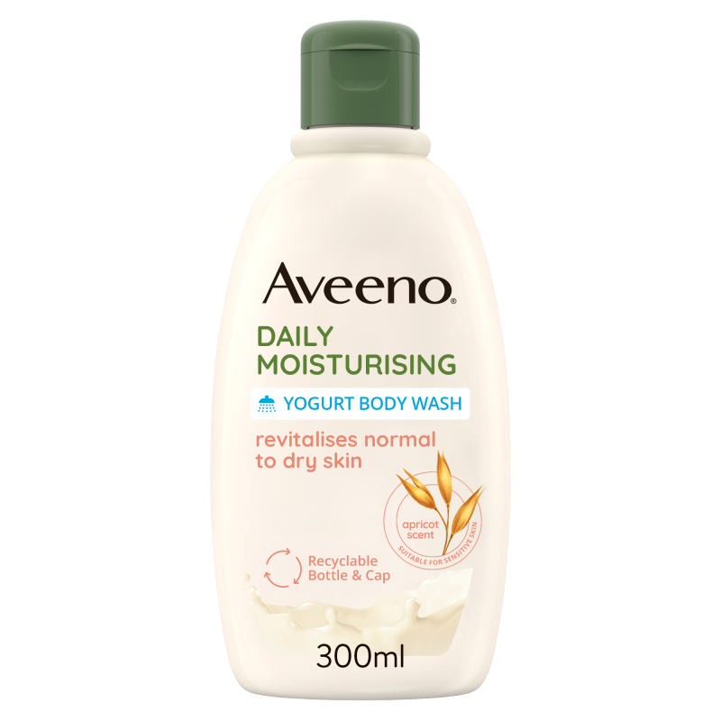 Aveeno Bagno Doccia allo yogurt - Bagnodoccia per pelle secca - 300 ml