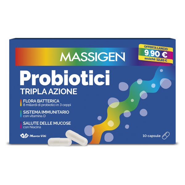 MASSIGEN Probiotici 10Cps